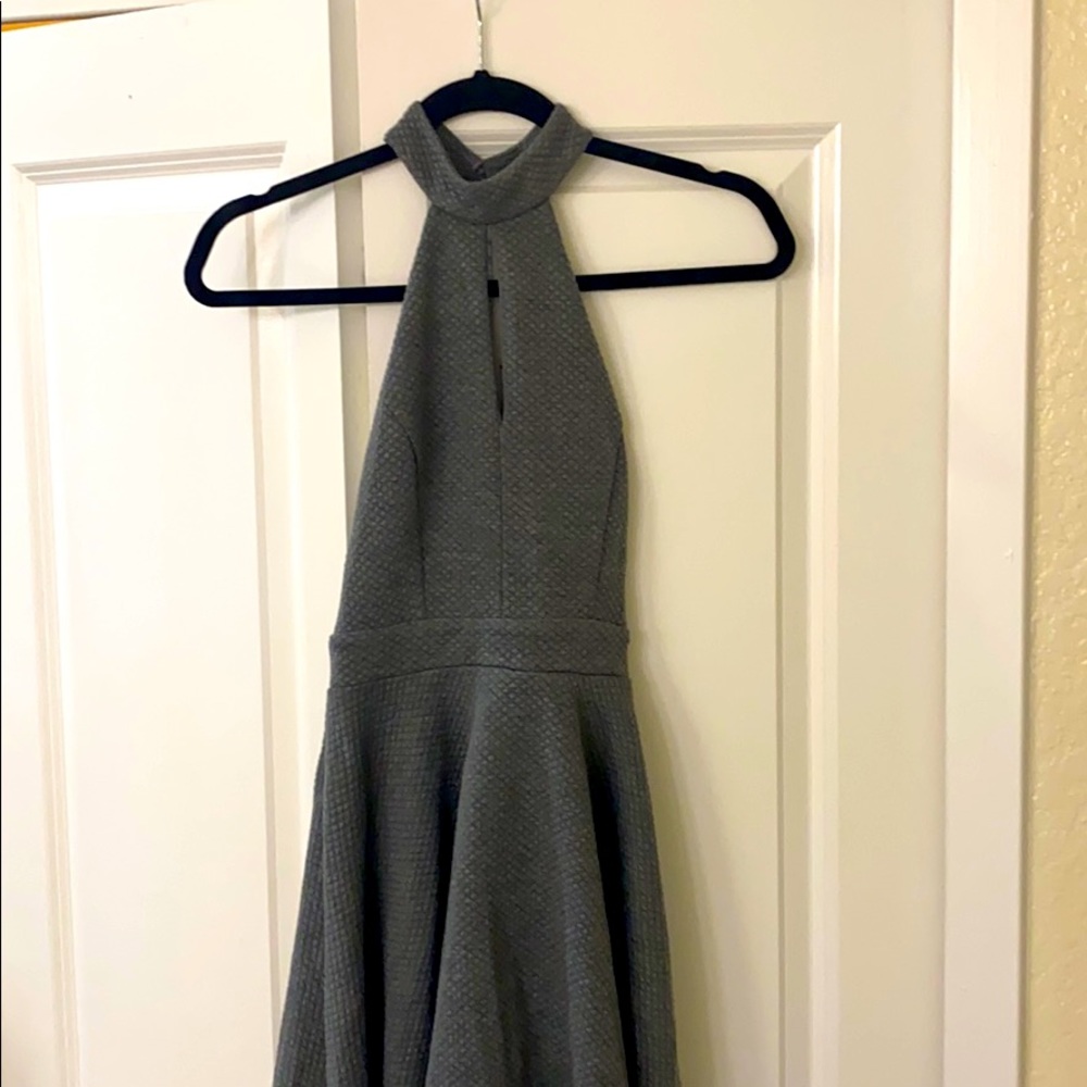 Altered state gray halter dress